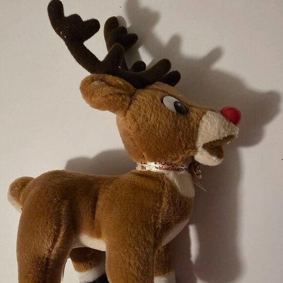 Rudolph 50th anniversary plush, 1999, 10" tall - Picture 1 of 5